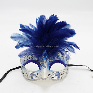 Màu Xanh Venetian Lễ Hội Phong Cách Tự Làm Mặt Trang Phục Đá Quý Nhựa Masquerade Bóng Mặt Nạ Đám Cưới Cho Halloween Mardi Gras Đảng Sự Kiện - Product Image 1