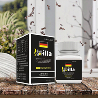 Siyah King Kong Ginseng İstiridye Tabletleri Bitkisel Takviyeler Erkek Enerjisi Saç Uzatma 15 Adet 10.5g Yetişkinler