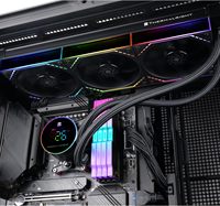 Refroidissement liquide en vrac Thermalright FM 360 V2 noir CPU refroidisseur d'eau affichage de température 72CFM ARGB