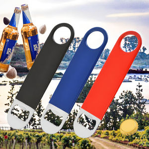Ouvre-bouteille plat durable de haute qualité, style simple, vente en gros, logo personnalisé, tire-bouchon en acier inoxydable, vinyle PVC promotionnel - Product Image 3