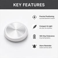Traceur GPS Bluetooth ultra-fin pour animaux de compagnie, alarme sonore, suivi 4G, compatibilité iOS, autonomie de la batterie > 20 heures, Android, IP67