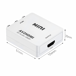 Convertisseur GC <span class=keywords><strong>Mini</strong></span> RCA AV vers HDMI - Adaptateur vidéo audio 1080P pour jeux rétro et <span class=keywords><strong>VHS</strong></span> vers TV - Product Image 4