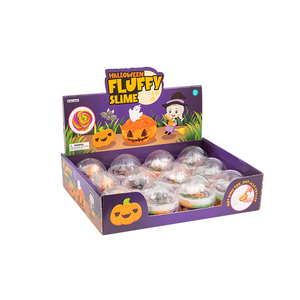 Hot Selling Halloween Fluffy <b>Slime</b> Puff <b>Slime</b> for Non Toxic Pumpkin Series Stress <b>Slime</b> DIY Halloween - Product Image 1