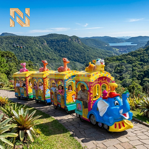 Amusant éléphant thème fibre <span class=keywords><strong>de</strong></span> verre piste Train personnalisé enfants intérieur extérieur centre commercial équipement <span class=keywords><strong>de</strong></span> divertissement électrique 3kw - Product Image 1