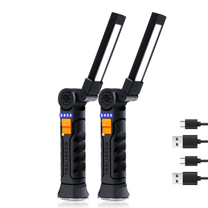 ไฟฉาย LED Xinster แบบ COB ชาร์จไฟได้ พร้อมแม่เหล็กและตะขอ หมุนได้ 360 องศา - Product Image 5