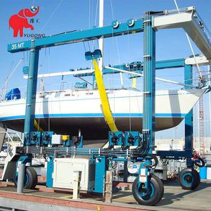 معدات رفع القوارب عالية الجودة، رافعة جسرية متنقلة لرفع القوارب بسعر تنافسي مع محرك ديزل - Product Image 1