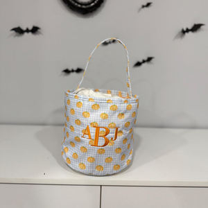 Cesta <span class=keywords><strong>de</strong></span> dulces <span class=keywords><strong>de</strong></span> Halloween al por mayor con volantes para fiestas, bolsa redonda para regalos <span class=keywords><strong>de</strong></span> dulces para niños, bolsa <span class=keywords><strong>de</strong></span> calabaza con decoración <span class=keywords><strong>de</strong></span> fantasma y <span class=keywords><strong>bruja</strong></span> - Product Image 2