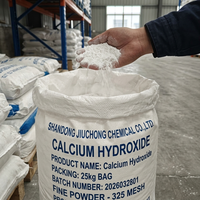 Chaux hydratée JIUCHONG de haute qualité pour le traitement des eaux usées, hydroxyde de calcium 325 Mesh, chaux calcaire 0,2 % d'humidité, 25 kg/50 kg