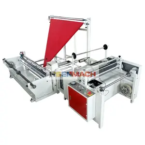 PVC BOPP OPP PE plastic sheet triangle folding gluing machine automatic