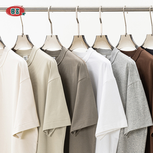 Großhandel Schlichte Maßgefertigte Baumwoll-T-Shirts Hochwertige Übergroße Weiße Blanko-T-Shirts mit Puff-Print und Sublimationsdruck für Herren - Product Image 1