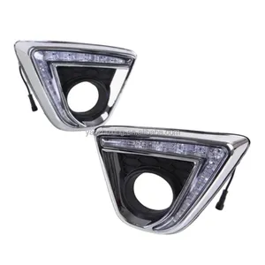 YZX voiture LED DRL feux diurnes avec clignotant jaune feu antibrouillard lampe de conduite pour Mazda Cx-5 Cx5 2013 2014 2015 2016