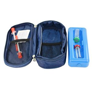 Bolsa Refrigerante para Insulina Mini de Alta Calidad con Bloque de Hielo, Diseño Impermeable y Portátil, Patrón de Letras para el Control de la Diabetes - Product Image 2