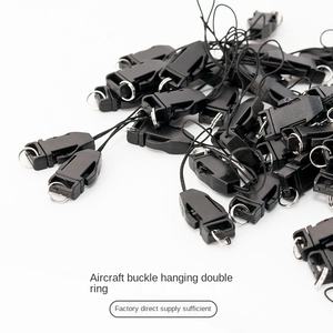 बकसुआ मोबाइल फोन रस्सी के लिए डबल रिंग सामान सामान सामान प्लास्टिक विमान - Product Image 1