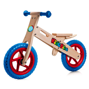 Vélo d'équilibre <span class=keywords><strong>en</strong></span> <span class=keywords><strong>bois</strong></span> pour enfants (filles et garçons) sans pédales, <span class=keywords><strong>en</strong></span> contreplaqué Schima, trotteur d'apprentissage pour tout-petits, jouet de sport d'extérieur, développement de la motricité globale 3+ - Product Image 2