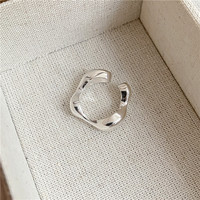 Ada Jewelry Anillo Abierto Irregular de Plata de Ley 925 de Alta Resistencia al por Mayor