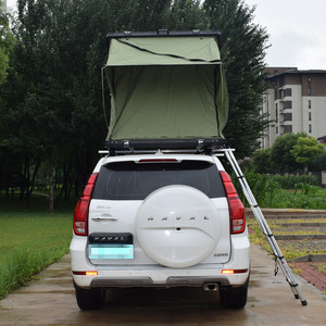 <span class=keywords><strong>Tente</strong></span> <span class=keywords><strong>de</strong></span> <span class=keywords><strong>toit</strong></span> rigide triangulaire escamotable pour voiture, jeep, camping-car, en aluminium, fabriquée par le fabricant OEM - Product Image 5