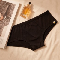 Culottes en coton et chanvre naturel pour femmes, taille basse, design OEM, logo, ceinture élastique, respirantes, confort décontracté, sous-vêtements