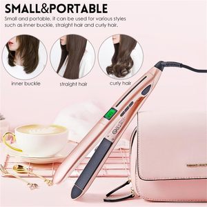 Plancha y Rizador de Pelo Profesional 2 en 1 con Pantalla LCD de Temperatura, Placas de Cerámica de 230°C, Calentamiento Rápido y Protección contra Sobrecalentamiento para Uso Doméstico - Product Image 6
