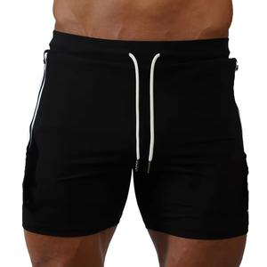 กางเกงขาสั้นออกกำลังกายผู้ชาย ผ้าไนลอน/สแปนเด็กซ์ แบบสั่งทำพิเศษ สำหรับฟิตเนส เล่นกีฬา วิ่ง มีเชือกผูก - Product Image 1