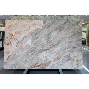 Dalle de marbre naturel de luxe sur mesure Wenlei avec différentes veines, dalle de pierre de marbre pour la décoration de villas, hôtels et projets commerciaux - Product Image 2
