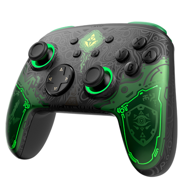 New Game Controller for Nintendo Switch/LED Pro  With Macro Programming to Wake up NFC Wireless Controller