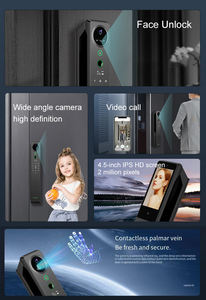 <strong>Smart</strong> Face Lock Tuya Technology <strong>Video</strong> <strong>Intercom</strong> Palm Vein Security Lock Home Access Control Lock Communication Lock <strong>System</strong> - Product Image 4