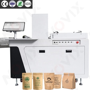 Novix một vượt qua Cmyk máy in kỹ thuật số trên đứng lên túi Logo in màu tự động duy nhất vượt qua máy in với Feeder - Product Image 1