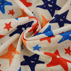 Hot Bán Tùy Chỉnh Thiết Kế In Kỹ Thuật Số Dệt Kim Bullet Liverpool Vải Để Làm Cho Bow - Product Image 1