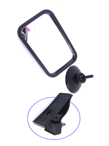 360° Adjustable Quick-Detach Dual-Purpose Child Observation <b>Mirror</b> <b>Acrylic</b> Glass, Rear Seat Baby <b>Mirror</b> for Cars - Product Image 2