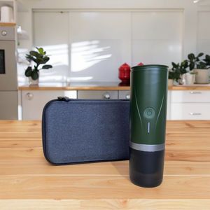 Cafetera Espresso Francesa Automática de Cápsulas <span class=keywords><strong>para</strong></span> Viajes y Camping CERA+ PCM03 20 Bares con Calentamiento USB/Batería - Product Image 1