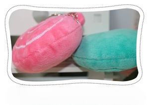 Mini arco suave Caracol peluche animales juguetes llavero Peluches Plushie muñeca bolsa encanto colgante garra máquina llavero - Product Image 5