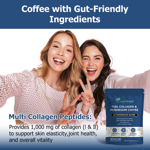 Café de Colágeno con Hongos Personalizado, Mejora la Concentración, Aumenta la Energía, Suplemento de Colágeno, Mezcla de Café en Polvo con Hongos - Product Image 3