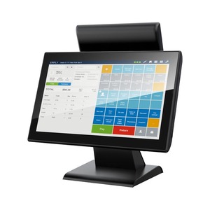 Sistema <span class=keywords><strong>POS</strong></span> fácil de usar de 15 pulgadas con <span class=keywords><strong>Windows</strong></span> I5 CPU Monitor de pantalla táctil capacitiva Caja registradora - Product Image 2
