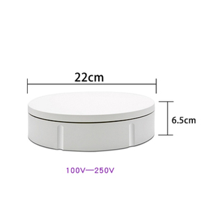 Espositore elettrico da 22CM con telecomando <span class=keywords><strong>giradischi</strong></span> rotanti di 360 gradi per la ripresa della foto Base - Product Image 2