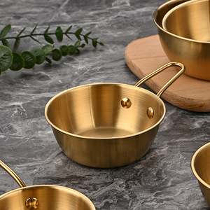<span class=keywords><strong>Bol</strong></span> à tremper pour marmite dorée de luxe Tasse à sauce alimentaire avec logo personnalisé <span class=keywords><strong>Bol</strong></span> à tremper pour le vin de riz coréen avec poignée - Product Image 4