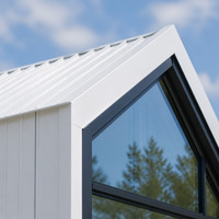 Cabane préfabriquée sur mesure en forme de A, maison miniature modulaire en bois de luxe, structure en acier personnalisée, design moderne, garantie de 5 ans, Chongqing