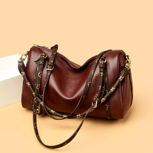 Bolso de Mano de PU para Mujer, a la Moda. Diseñado con Patrones Geométricos. Bolso de Mano Boston de Lujo.2172 - Product Image 6