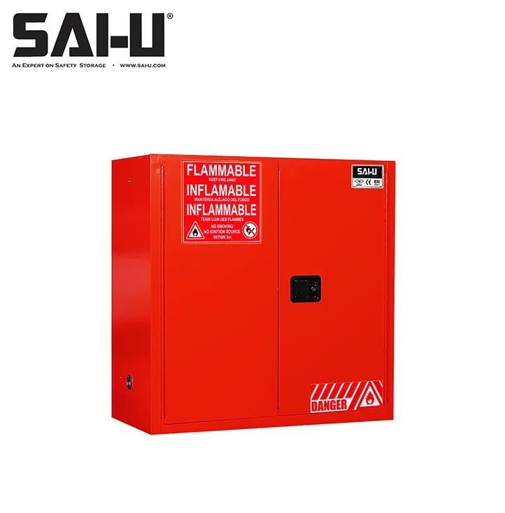 SAI-U SC0030R Armário seguro para armazenar líquidos inflamáveis para uso industrial, adequado para laboratórios e hospitais