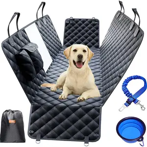 100% Impermeável Anti Scratch Pet Viagem Hammock Dog Car Seat Cover Pet Booster Assento de carro para cães pequenos