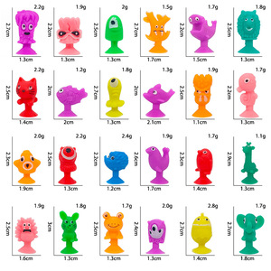 Juguetes de Silicona Antiestrés de la Fábrica Jincan, Venta al por Mayor, Monstruo Pequeño con Ventosa, Juguetes Creativos de Dibujos Animados para Niños - Product Image 3
