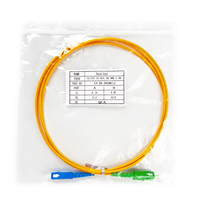 Single Multimode FTTH Fiber Optic Patch Cord SC/LC Connectors 3m SM/SX for Broadband Monitoring Computer Room Network