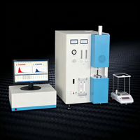 Analizador de Carbono y Azufre por Infrarrojos de Alta Frecuencia ISO9556 ISO4935, Detector Rápido de Contenido de Carbono y Azufre para Laboratorio Industrial