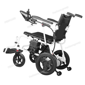 CE Cómodo y asequible Sistema de aviso de voz Silla de ruedas Compacta Fácil de plegar Silla de ruedas con control remoto opcional para discapacitados - Product Image 2