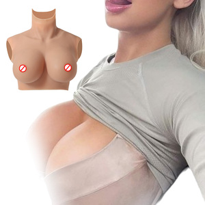 Prothèses mammaires en silicone pour travestis, transgenres, drag queens, cosplay, taille G - Product Image 1