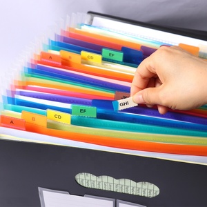 Carpeta de Acordeón Foska, Tamaño A4, 25 Bolsillos, Organizador de Documentos, Multicolor, Transparente, Bolsa Expandible para Archivos - Product Image 4