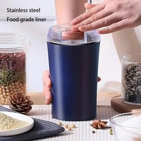 Molinillo eléctrico pequeño para granos, molinillo de café, nueces de acero inoxidable, granos, molinillo de hierbas para Cocina