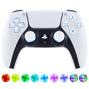 EXtremeRate <b>Led</b> <b>Lighting</b> Mod Kit <b>Led</b> Kit for PS5 Controller Full Replacement ABXY Dpad Thumbsticks Share Home Option Button - Product Image 3