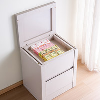 Table de chevet en bois avec serrure dissimulée, armoire de rangement cachée, grande capacité, meubles multifonctionnels pour chambre à coucher