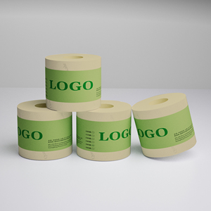 Rouleau de papier hygiénique en pâte de bambou souple de haute qualité Offre d'échantillons gratuits écologique et économique - Product Image 2