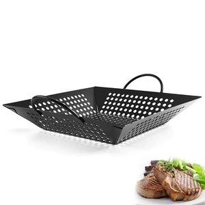 Hot Selling Barbecue Accessories Bbq Tray Carbon Steel Grill <strong>Oven</strong> Tray Bbq Wire Mesh Bbq Serving Trayfor Vegetable Grilling - Product Image 6